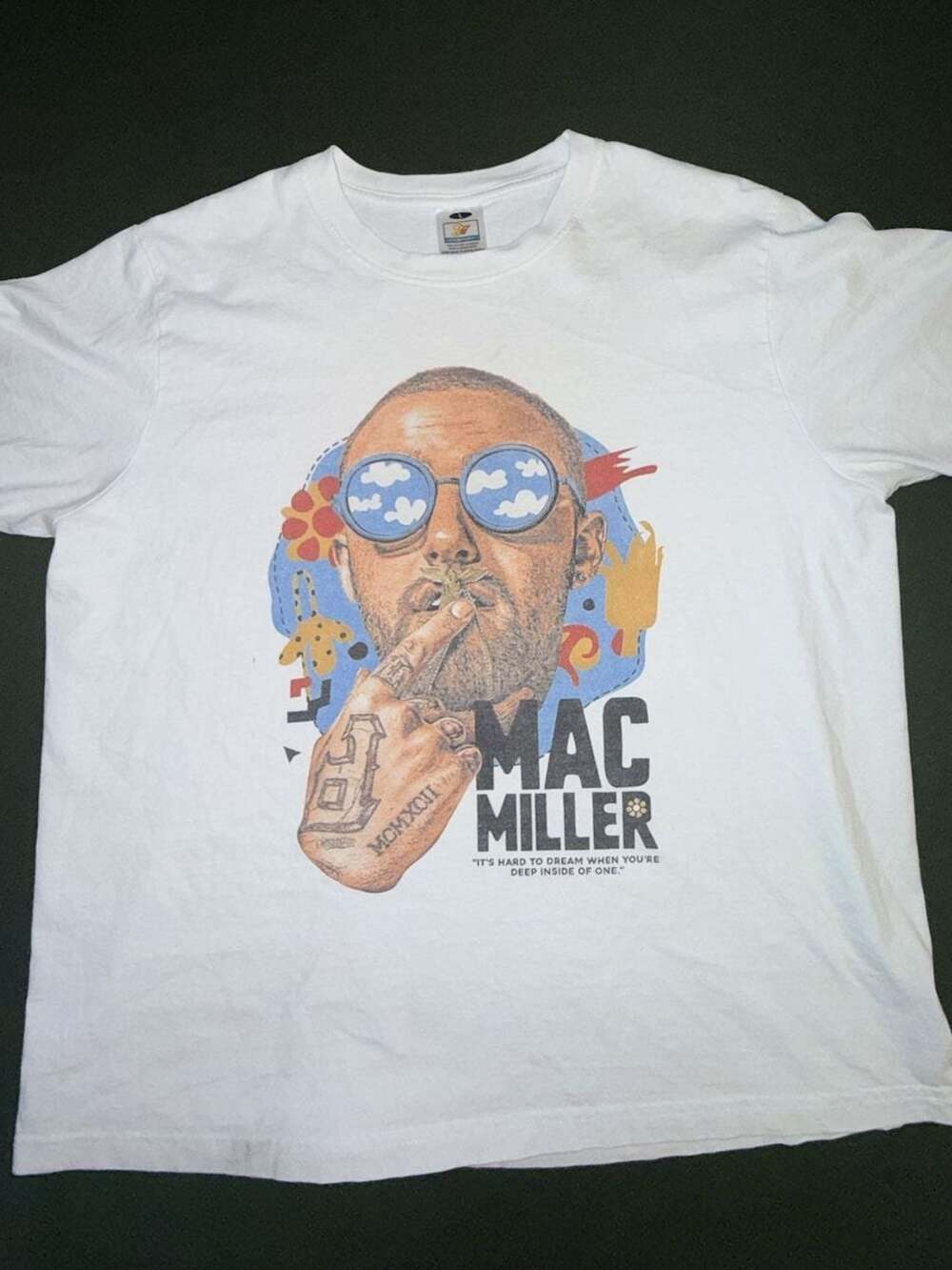 Mac Miller Graphic Short Sleeve T-Shirt White